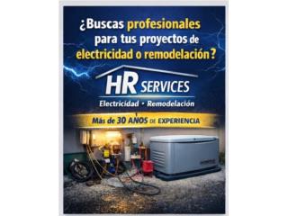 Instalaci�nes Plantas Electricas  Puerto Rico HR ELECTRIC SERVICES & CONSTRUCTION
