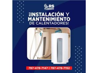 Instalaci�n y Mantenimiento Calentadores Puerto Rico  RS PLUMBING