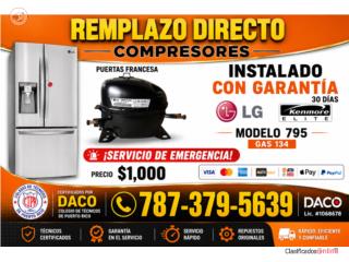 Bayam�n Puerto Rico Equipo Comercial-Restaurantes y Cocinas, Compresor Kit Para LG Y Kenmore �lite $ 1000 