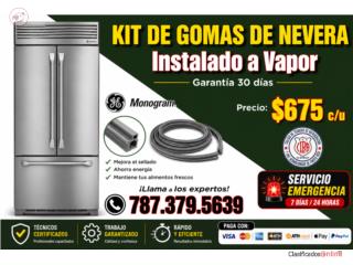 KIT GOMAS DE NEVERAS MONOGRAM Puerto Rico REPARACI�N NEVERAS EXPRESS