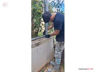 Verjas en Cyclone Fence Puerto Rico Jasak Detail Contractors