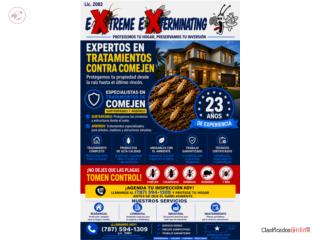 ESPECIALISTAS EN COMEJEN SUBTERR�NEO Y ARB�REO  Puerto Rico Extreme Exterminating
