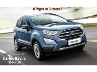 Ford Puerto Rico Ford ecosport 2022 SE 2.0L 4WD 0pago x 3 mese