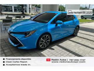 Toyota Puerto Rico 2020 Corolla Hatchback XSE | Certificada!