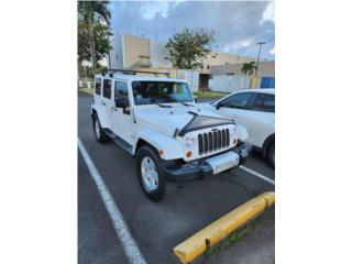 Jeep Puerto Rico SAHARA JK BLANCO V6 4X4 57K MILLAS 