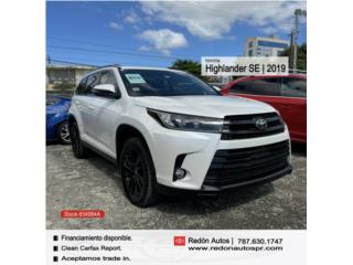 Toyota Puerto Rico 2019 Toyota Highlander SE V6 | En Liquidacin