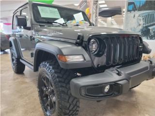 Jeep Puerto Rico IMPORT WILLYS 2DR CEMENTO 4X4 AROS NEGROS