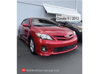 Toyota Puerto Rico 2012 Toyota Corolla S (STD) /// Certificado!