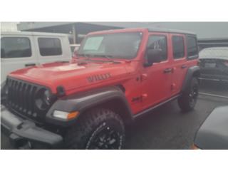 Jeep Puerto Rico IMPORT WILLYS ROJO AROS NEGROS 4X4 V6