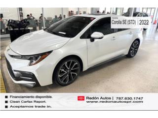 Toyota Puerto Rico 2022 Toyota Corolla SE (std) | Clean Carfax!