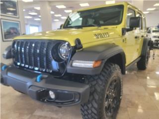 Jeep Puerto Rico IMPORT WILLYS HIBRIDO AMARILLO 4XE TURBO 4X4
