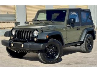 Jeep Puerto Rico 2015 Jeep Willys 4x4 Color Unico Y Nuevo!!