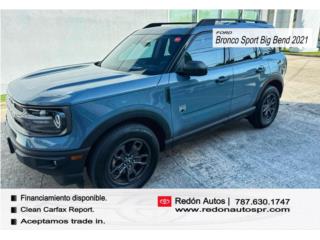 Ford Puerto Rico 2021 FORD BRONCO SPORT BIG BEND 4x4!
