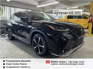 Toyota Puerto Rico 2022 Toyota Highlander XSE | Certiificada!