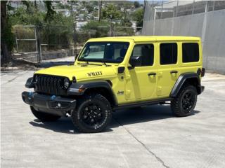Jeep Puerto Rico JEEP WRANGLER WILLYS 4XE 2023 4X4!