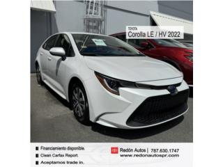 Toyota Puerto Rico 2022 COROLLA LE HYBRID / CLEAN CARFAX!