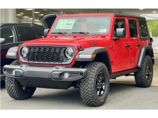 Jeep Puerto Rico JEEP WRANGLER WILLYS 4X4 FIRECRACKER RED 