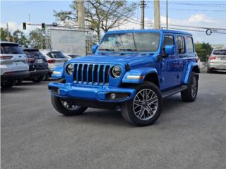 Jeep Puerto Rico Blue Pearl Wrangler Sahara 4xe 4WD