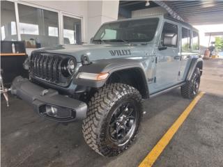 Jeep Puerto Rico IMPORT WILLYS 4DR EARL GRIS AZUL CLARO V6