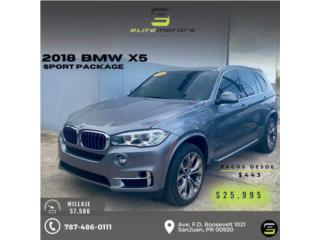 BMW, BMW X5E 2018 Puerto Rico