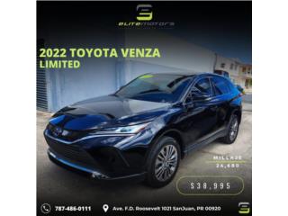 Toyota Puerto Rico 2022 TOYOTA VENZA LILITED