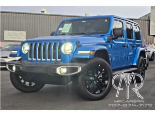 Jeep Puerto Rico SAHARA 4XE 2021 EL MS BARATO EN PR