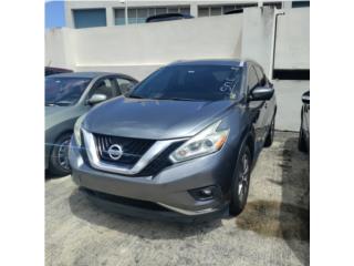 Nissan Puerto Rico 2016 NISSAN MURANO SL PIEL #5580