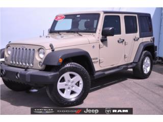 Jeep Puerto Rico 2017 Jeep Wrangler Unlimited Sport, T7718003