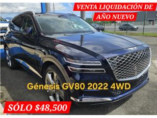 Genesis Puerto Rico Gnesis GV80 2022 4WD 3.5T LIQUIDACIÓN! *JJR