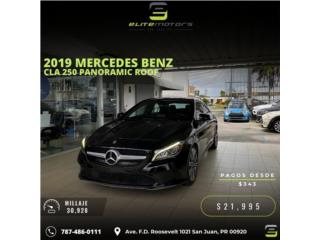 Mercedes Benz Puerto Rico 2019 MERCEDES BENZ CLA250 DESDE $343