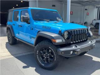 Jeep Puerto Rico JEEP WRANGLER WILLY 2021 AZUL POCO MILLAJE 