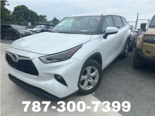 Toyota Puerto Rico Toyota Highlander LE a�o 2022./787-300-7399.