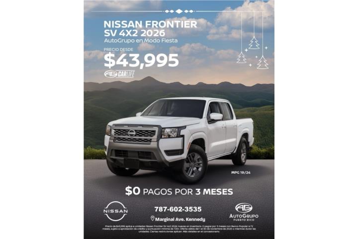FRONTIER SV 4X2 AL MEJOR PRECIO