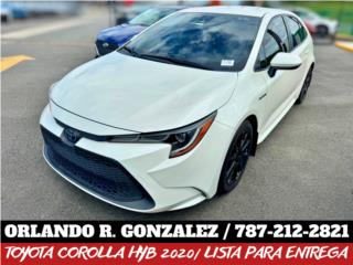 Toyota Puerto Rico 787-212-2821 Toyota Corolla LE Hyb 2020