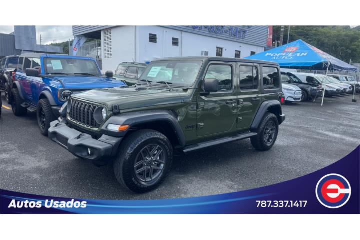 2024 Jeep Wrangler 4D SUV 4x4 Dark Green