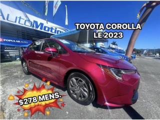 Toyota Puerto Rico TOYOTA COROLLA LE 2023| HERMOSO!!