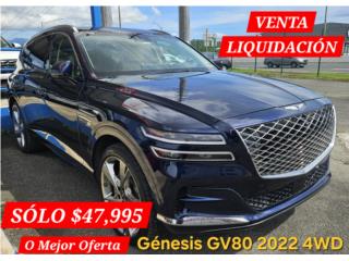 Genesis Puerto Rico Gnesis GV80 2022 4WD 3.5T IMPRESIONANTE *JJR