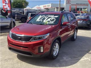 2015  SORENTO SPORT 3-FILAS $10,975 = $182.m, Kia Puerto Rico