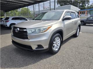 Toyota Puerto Rico Highlander 2016  3 Filas