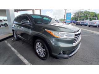 Toyota Puerto Rico TOYOTA HIGHLANDER XLE 2015 PIEL/SUNROOF!