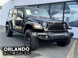 2024 JEEP WRANGLER WILLYS , Jeep Puerto Rico