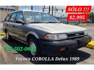 Toyota Puerto Rico Toyota COROLLA Delux 1989 Station Wagan! *JJR