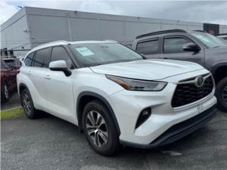Toyota Puerto Rico TOYOTA HIGHLANDER XLE 2022 V6 BLANCA PERLA