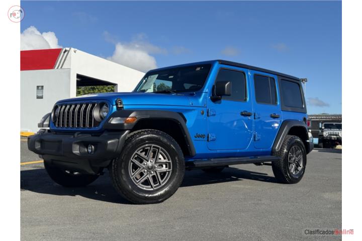 Jeep Wrangler Sport S 2024 Azul $37,995