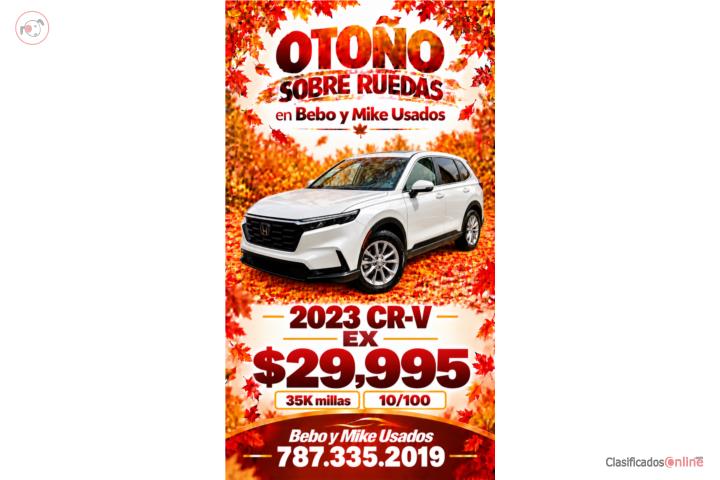 2023 CR-V EX desde $365 mensuales
