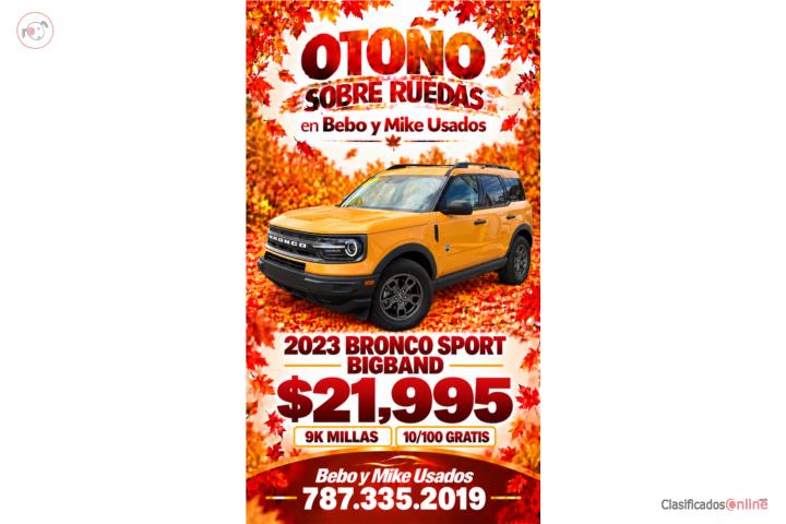 2023 BRONCO SPT desde $337 mensuales