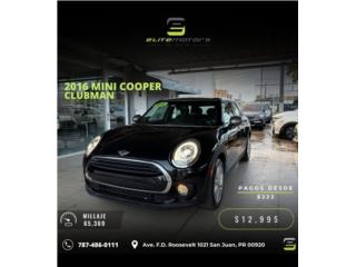 MINI  Puerto Rico 2016 MINI CLUBMAN PAGOS DESDE $2222