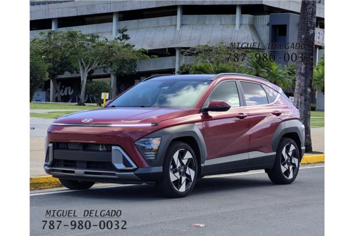 Kona Limited 2025. Leather. Sunroof. Aros 18