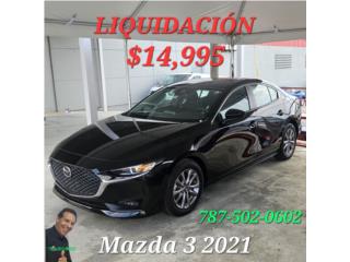 Mazda 3 2021 en LIQUIDACIO�N - IMPECABLE *JJR, Mazda Puerto Rico