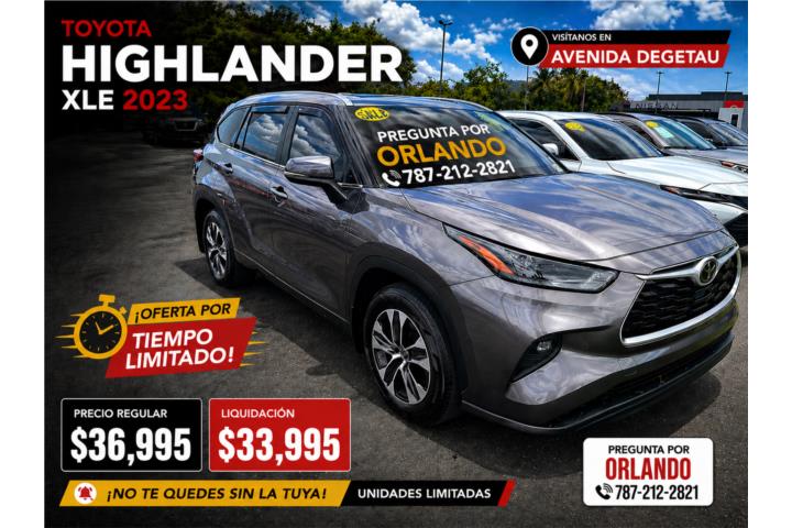 787-212-2821 | Toyota Highlander XLE 2023